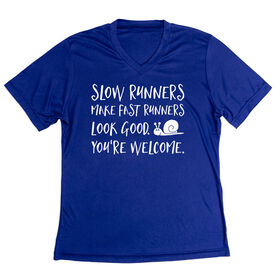 Women's Short Sleeve Tech Tee - Slow Runners