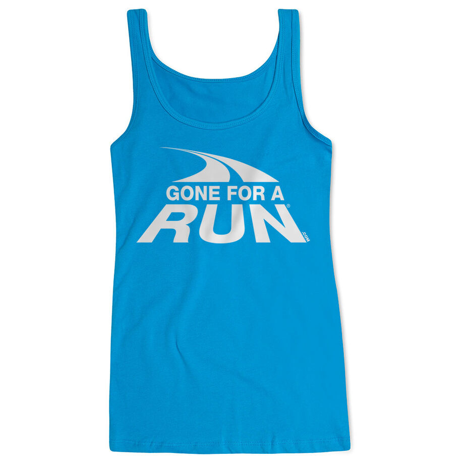 Running Women's Athletic Tank Top - Gone For a Run Logo