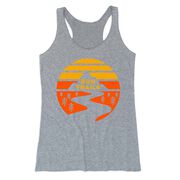 Women's Everyday Tank Top - Run Trails Sunset