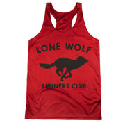 Women's Racerback Performance Tank Top - Lone Wolf Runners Club