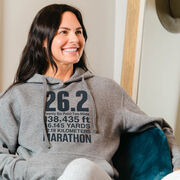 Statement Fleece Hoodie -  26.2 Math Miles