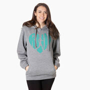 Statement Fleece Hoodie -  Love The Run