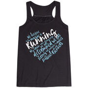 Flowy Racerback Tank Top - Live Love Run Heart