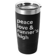 Running 20oz. Double Insulated Tumbler - Peace Love & Runner's High