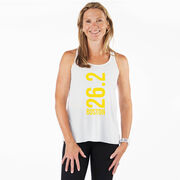 Flowy Racerback Tank Top - Boston 26.2 Vertical