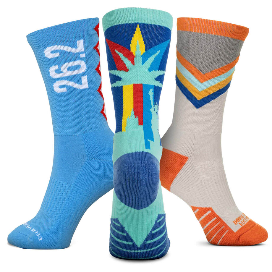 Socrates® Mid-Calf Performance Sock Set - New York