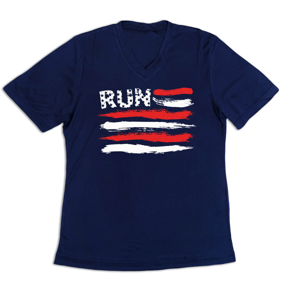 Women's Short Sleeve Tech Tee - Star Spangled Run