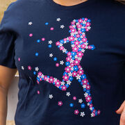 Running Short Sleeve Crop Tee - Summer Runner Girl