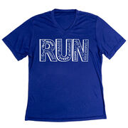 Women's Short Sleeve Tech Tee - Run With Inspiration