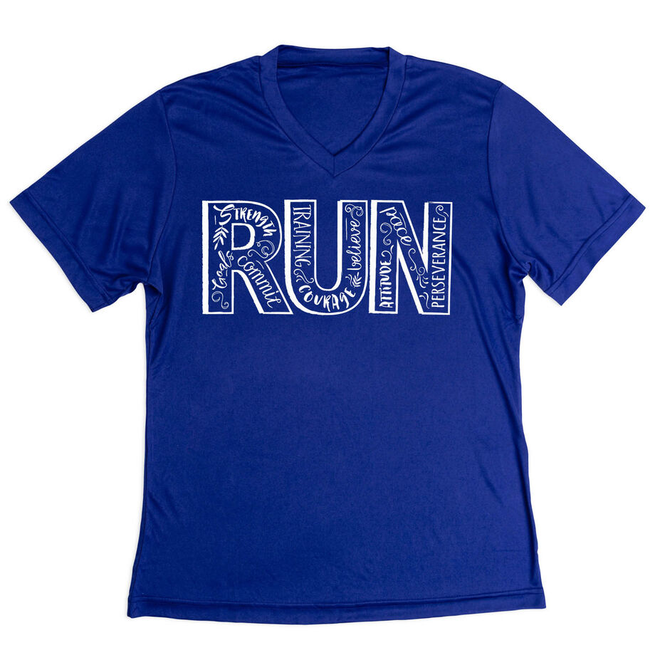 Women's Short Sleeve Tech Tee - Run With Inspiration
