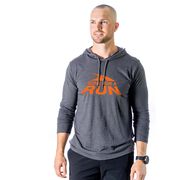 Running Lightweight Hoodie - Gone For a Run Logo (Orange)