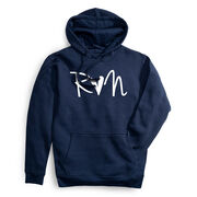 Statement Fleece Hoodie -  Run Heart