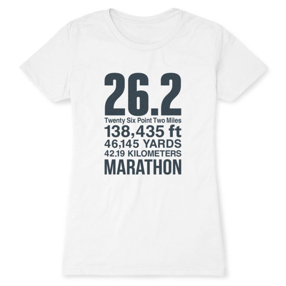 Running Women's Everyday Tee - 26.2 Math Miles