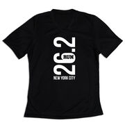 Women's Short Sleeve Tech Tee - New York City 26.2 Vertical