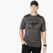 Men's Running Short Sleeve Tech Tee - Run Club Lone Wolf