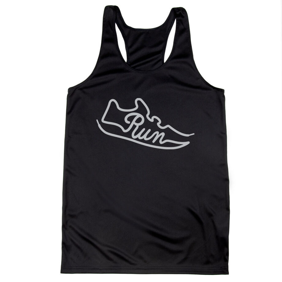 Women's Racerback Performance Tank Top - Run Shoe