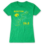 Women's Everyday Runners Tee - Boston Route