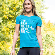 Women's Everyday Runners Tee - Then I Teach The Kids