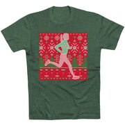 Running Short Sleeve T-Shirt - Christmas Sweater