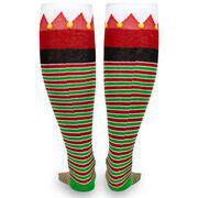 Woven Knee High Socks - Santa's Elf