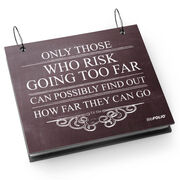 BibFOLIO® Race Bib Album - Only Those Who Risk