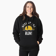 Statement Fleece Hoodie -  Wake Up And Run