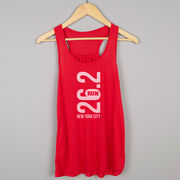 Flowy Racerback Tank Top - New York City 26.2 Vertical