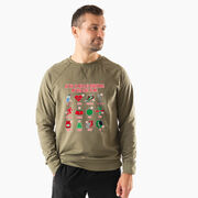 Running Raglan Crew Neck Sweatshirt - The 12 Miles of Christmas