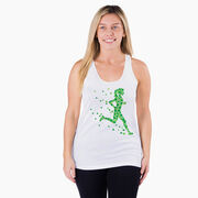 Women's Racerback Performance Tank Top - Lucky Runner Girl