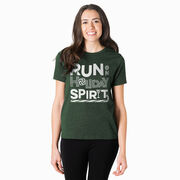 Running Short Sleeve T- Shirt -  Run On Holiday Spirit