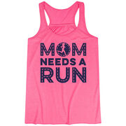 Flowy Racerback Tank Top - Mom Needs A Run