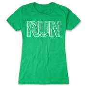 Womens Everyday Runners Tee Run With Inspiration