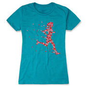 Women's Everyday Runners Tee - Heartfelt Runner Girl