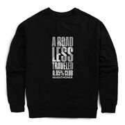 Running Raglan Crew Neck Sweatshirt - A Road Less Traveled - Marathoner