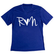 Women's Short Sleeve Tech Tee - Run Heart