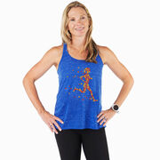 Flowy Racerback Tank Top - Autumn Runner Girl