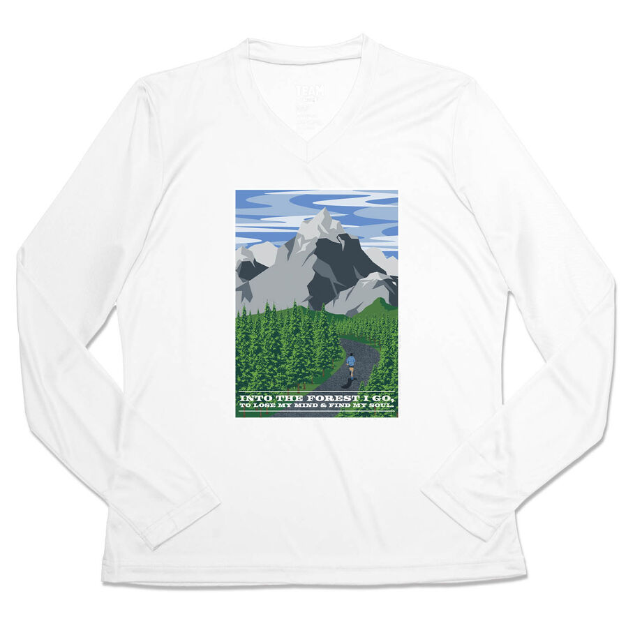 Women's Long Sleeve Tech Tee - Into the Forest