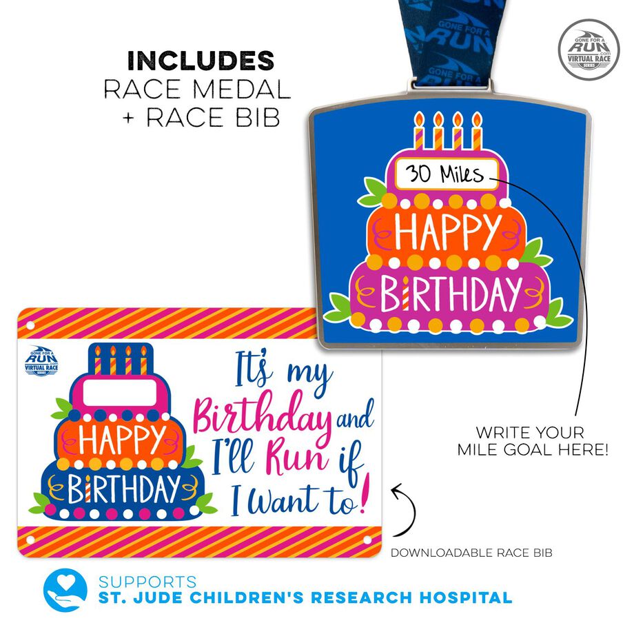 Virtual Race - Happy Birthday Challenge