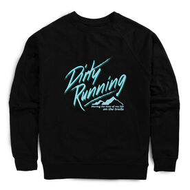 Running Raglan Crew Neck Sweatshirt - Dirty Running