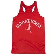 Women's Racerback Performance Tank Top - Marathoner Girl