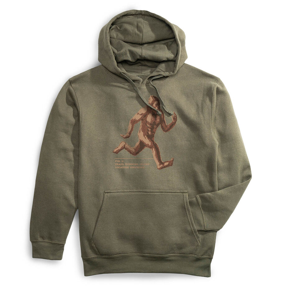 Statement Fleece Hoodie - Trail Running Champ