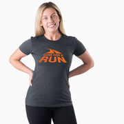 Women's Everyday Tee Gone For a Run&reg; Logo (Orange)