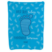 Running Baby Blanket - First Steps Today, Marathoner Tomorrow