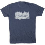 Hiking Short Sleeve T-Shirt - Into the Forest I Must Go Hiking