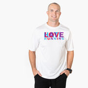 Men's Running Short Sleeve Performance Tee - Love Hate Running