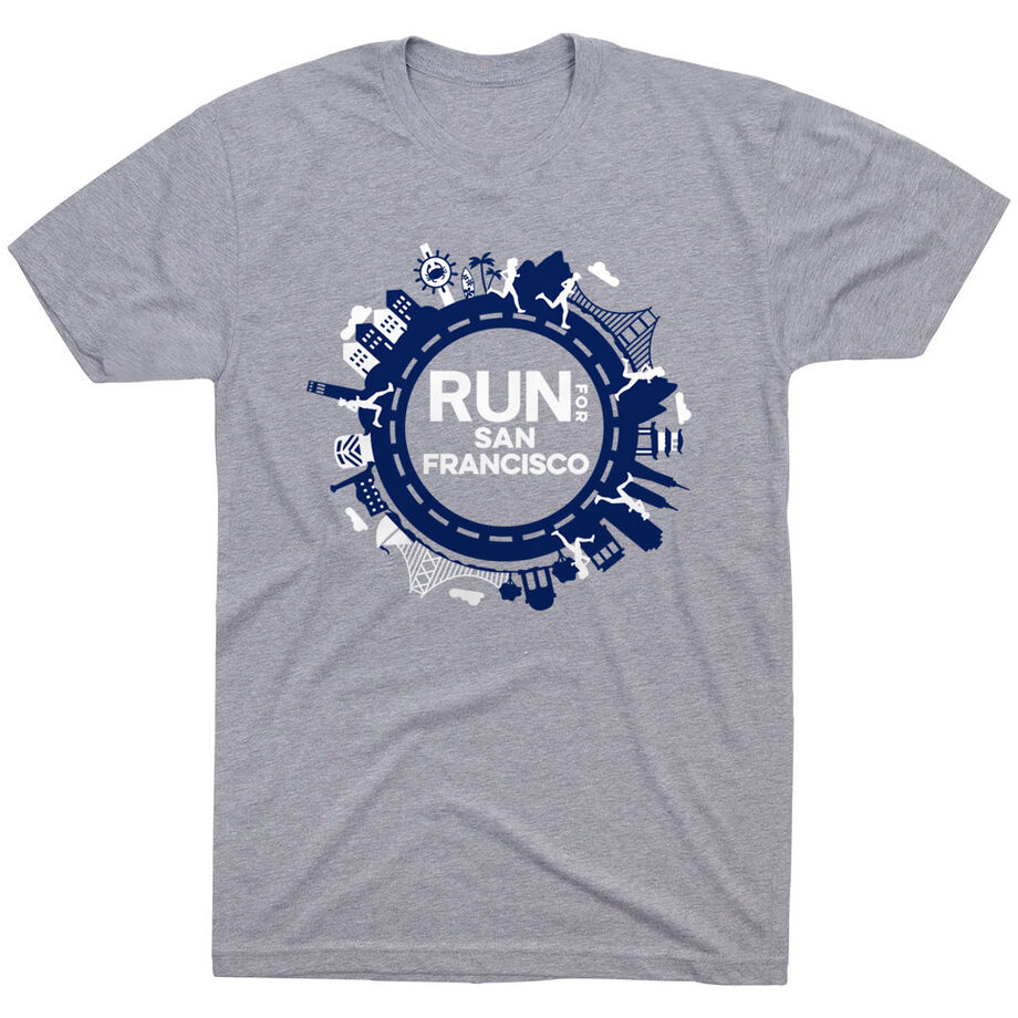 Running Short Sleeve T- Shirt - Run for San Francisco