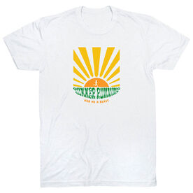 Running Short Sleeve T-Shirt - Summer Running Had Me A Blast