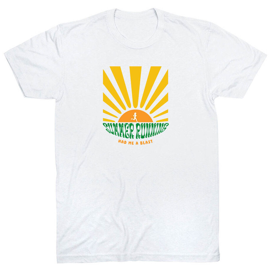 Running Short Sleeve T-Shirt - Summer Running Had Me A Blast