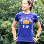 Women's Everyday Runners Tee - Wake Up And Run