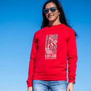 Running Raglan Crew Neck Sweatshirt - A Road Less Traveled - Marathoner